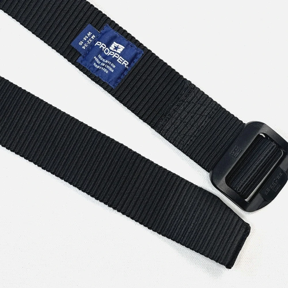Propper F5603 Black Nylon Tactical Belt 1.5in Wide Medium Duty Belt 32-34 M